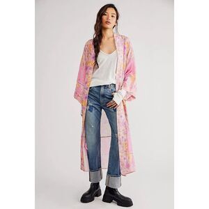 Free People Spell Hibiscus Lane Maxi Kimono $260